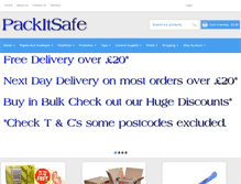 Tablet Screenshot of packitsafe.com